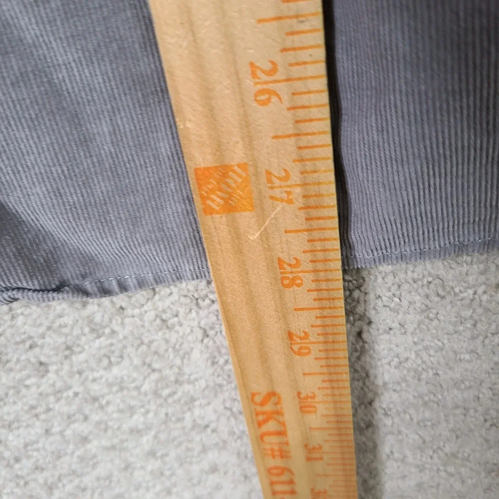 Banana Republic Shirt Men Small Gray Corduroy Slim Fit Button Down Casual Cotton
